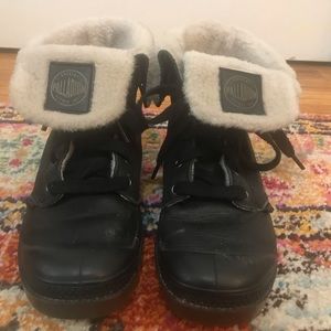 Palladium Baggy Leather Pilot Boots